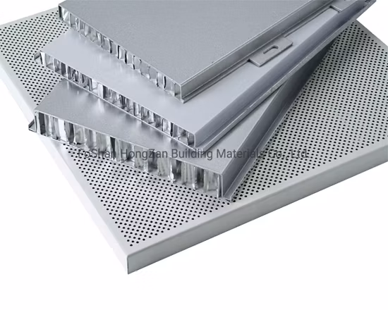 Panneau composite en aluminium de panneau de nid d'abeilles en aluminium pour le revêtement de façades de panneau de mur