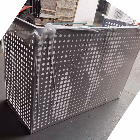 panneau solide en aluminium de décoration de revêtement de mur de couverture de climatiseur de 2.5mm