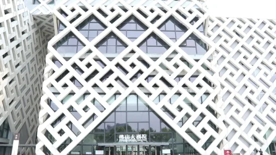Panneau en aluminium solide de façade de décoration extérieure de matériaux de construction (KH-CW-80)